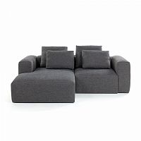 диван blok sofa 2 левый угол темно-серый от la forma (ex julia grup) в Нижнем Тагиле