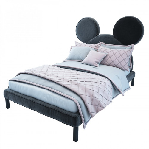 кровать детская 120х200 серая mickey mouse в Нижнем Тагиле
