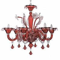подвесная люстра ideal lux ca vendramin sp6 rosso в Нижнем Тагиле