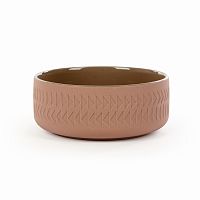 тарелка tactile диаметр 15 коричневый в Нижнем Тагиле