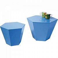 столик кофейный hexagon синий в Нижнем Тагиле