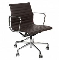 кресло eames style кофейная кожа в Нижнем Тагиле