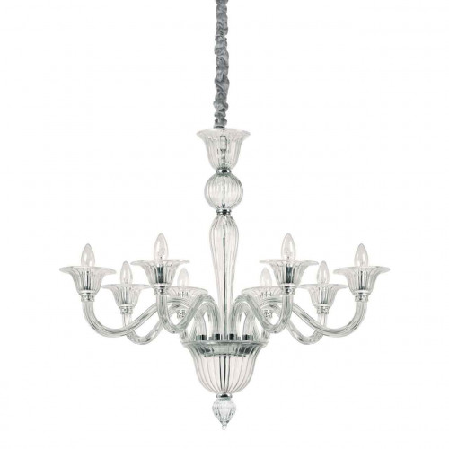 подвесная люстра ideal lux brigitta sp8 trasparente в Нижнем Тагиле