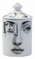подсвечник белый с крышкой лицо в окне пьеро форназетти segreto candle, 30 см в Нижнем Тагиле