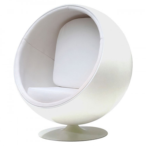 кресло eero ball chair белое в Нижнем Тагиле