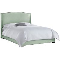 кровать двуспальная 160х200 зеленая cole wingback mint в Нижнем Тагиле