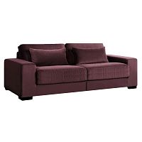диван lotos violet раскладной прямой бордовый в Нижнем Тагиле