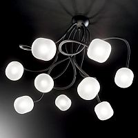 потолочная люстра ideal lux octopus pl9 nero в Нижнем Тагиле