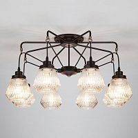 потолочная люстра eurosvet fregata 70078/8 черный в Нижнем Тагиле