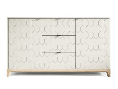 комод case №1 осветлённый дуб серый шёлк гравировка 2 в Нижнем Тагиле