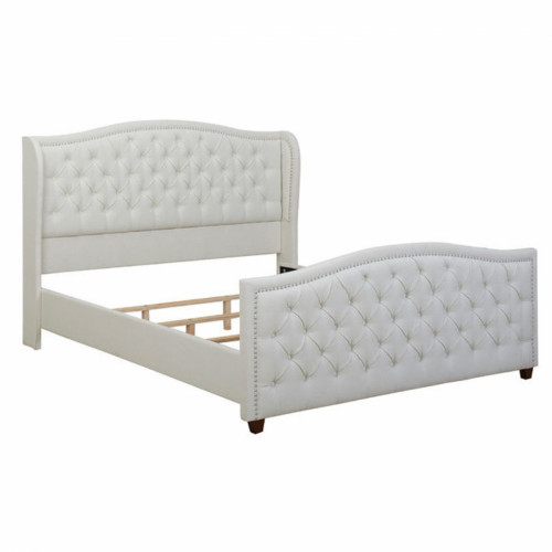 кровать marcella 90х200 белый велюр в Нижнем Тагиле