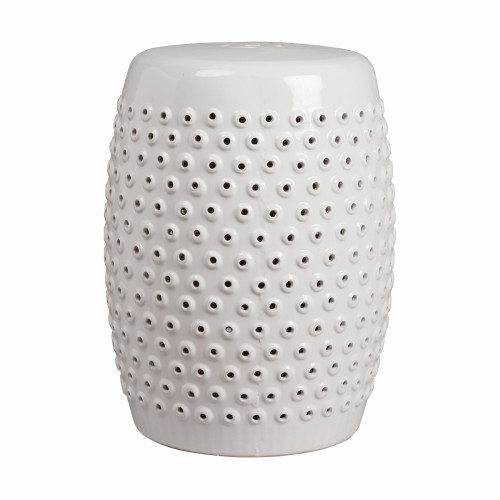 керамический столик-табурет cutwork garden stool белый в Нижнем Тагиле