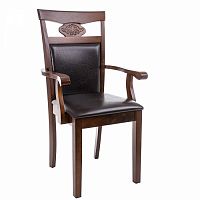 стул деревянный кресло luiza dirty oak / dark brown в Нижнем Тагиле