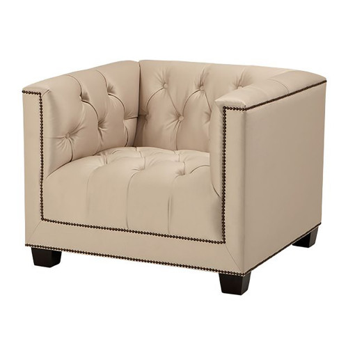 кресло paolo от eichholtz бежевое в Нижнем Тагиле