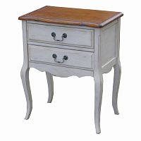 прикроватная тумба mobilier de maison белая, коричневая в Нижнем Тагиле