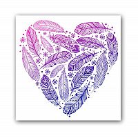 постер heart а4 (фиолетовый) в Нижнем Тагиле