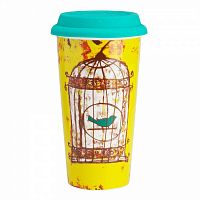термостакан с силиконовой крышкой bird in cage в Нижнем Тагиле