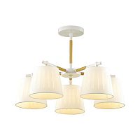 потолочная люстра odeon light nicola 4111/5 белый в Нижнем Тагиле