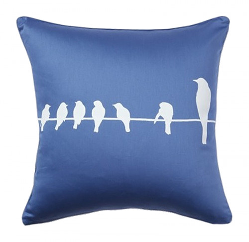 подушка с птичками birdies on a wire diamond-blue в Нижнем Тагиле