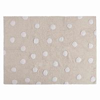 ковер polka dots бежевый-белый в Нижнем Тагиле