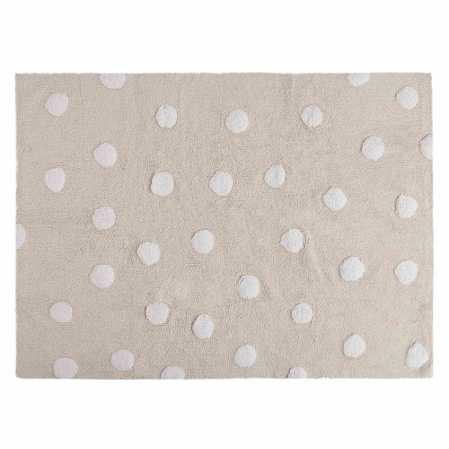 ковер polka dots бежевый-белый в Нижнем Тагиле