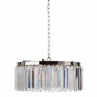 люстра rhys clear glass хром, прозрачная, чёрная в Нижнем Тагиле