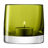 подсвечник стеклянный зеленый для чайной свечи light colour, 8,5 см в Нижнем Тагиле
