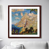 картина: view of monte solaro, capri, 1940г. в Нижнем Тагиле